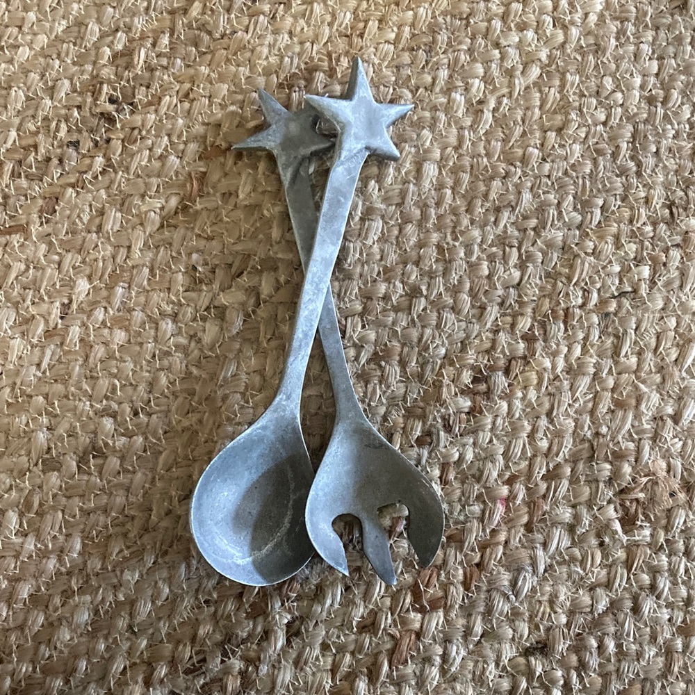 Mariposa Silver Star Serving Utensils